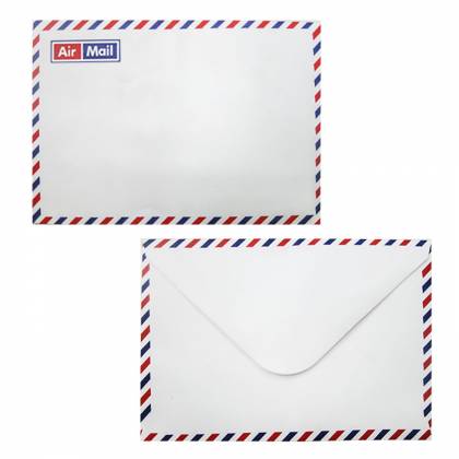 ΦΑΚΕΛΟΣ ΑΕΡΟΠΟΡΙΑΣ ΠΑΚ=50ΤΕΜ 11,4 x16,2cm  στην Κατηγορία Φάκελοι - Αλληλογραφία 
