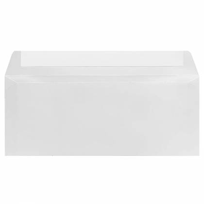 Φάκελοι Λευκοί πακ=50τεμ 10,5x24cm