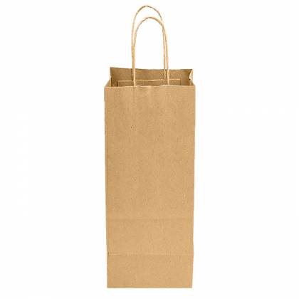 Τσάντα Δώρου Κραφτ για Ποτά 130gsm 35,5x11x8cm  στην Κατηγορία Τσάντες Δώρου 