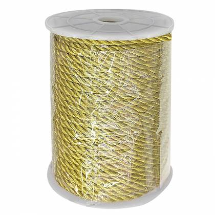 Κορδόνι Χρυσό Glitter 4mmx 5m  στην Κατηγορία Γιρλάντες - Κορδέλες 