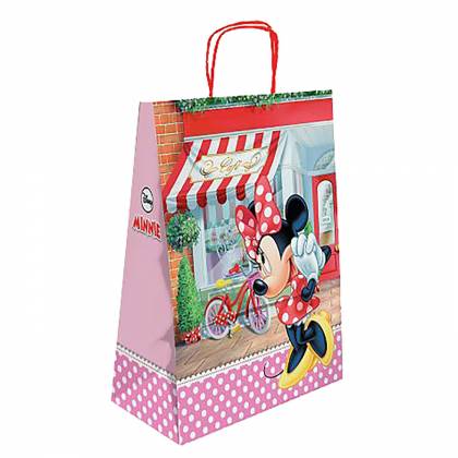ΤΣΑΝΤΑ ΔΩΡΟΥ ΧΑΡΤΙΝΗ MINNIE ΡΟΖ(40cm) 40x32x14cm  στην Κατηγορία Τσάντες Δώρου 
