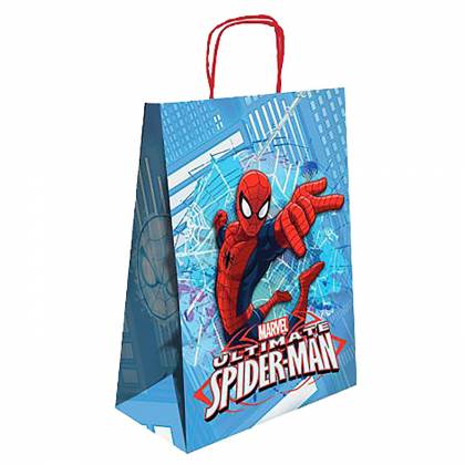 ΤΣΑΝΤΑ ΔΩΡΟΥ ΧΑΡΤΙΝΗ SPIDERMAN (32cm) 32x24x10cm  στην Κατηγορία Τσάντες Δώρου 
