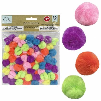 Pompon Σετ=80τεμ.   στην Κατηγορία Σετ Χειροτεχνίας 
