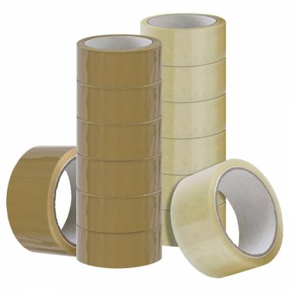 Ταινία Συσκευασίας 48mm Καφέ-Διάφανη 48mm x 66m  στην Κατηγορία Σελοτέιπ - Ταινίες 