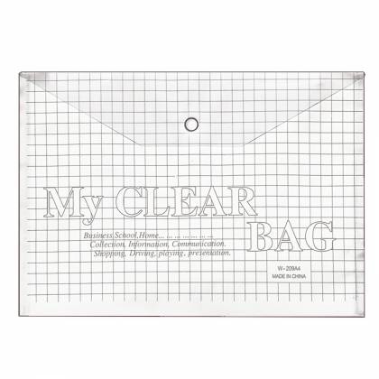 Φάκελος Κουμπί Διάφανος FC 25x35cm  στην Κατηγορία Φάκελοι - Τσάντες Κουμπί 
