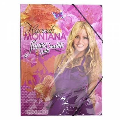 ΝΤΟΣΙΕ ΛΑΣΤΙΧΟ ΡΡ Α4 HANNA MONTANA  στην Κατηγορία Κλασέρ - Ντοσιέ 