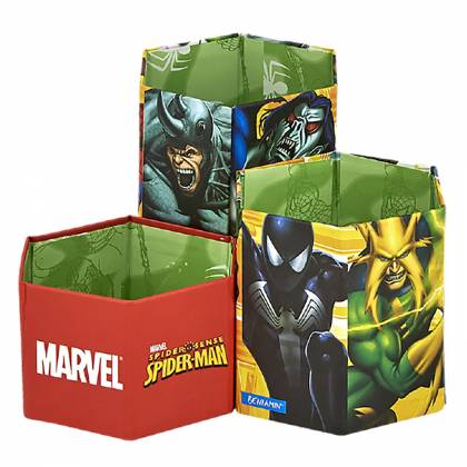 ΜΟΛΥΒΟΘΗΚΗ SPIDER MAN ΧΑΡΤΙΝΗ ΣΕΤ=3ΤΕΜ 9x9x6cm/9x9x9cm/9x9x12cm  στην Κατηγορία Μολυβοθήκες 