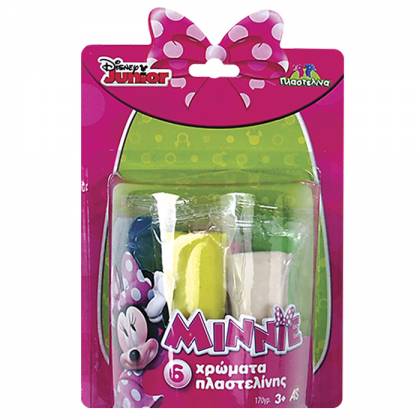 ΠΛΑΣΤΕΛΙΝΗΣ MINNIE ΣΕΤ 6 ΡΑΒΔΟΙ 11x18cm 170g  στην Κατηγορία Πλαστελίνες - Πηλοί - Ζυμαράκια 