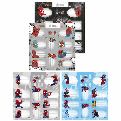 ΕΤΙΚΕΤΕΣ SPIDERMAN ΣΕΤ=5 ΦΥΛΛΑ 20 ΕΤΙΚΕΤΕΣ   στην Κατηγορία Ετικέτες 