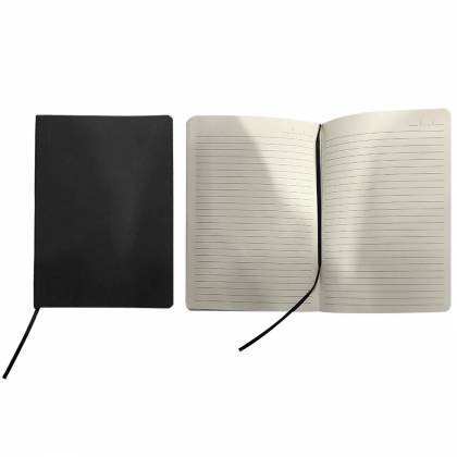 ΣΗΜΕΙΩΜΑΤΑΡΙΟ ΜΑΥΡΟ PU ΕΞΩΦΥΛΛΟ 18x13cm  στην Κατηγορία Τετράδια Κλασικά 