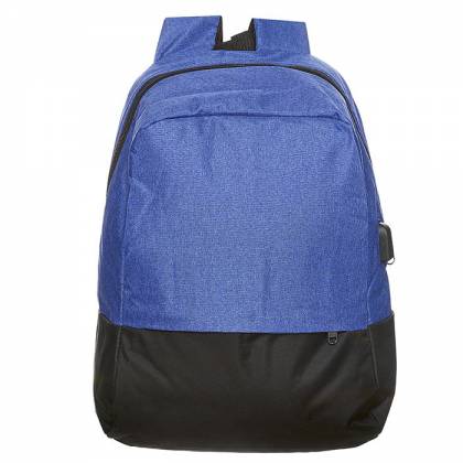 ΤΣΑΝΤΑ ΠΛΑΤΗΣ ΔΙΧΡΩΜΗ ΜΠΛΕ 45x30x12cm  στην Κατηγορία Εφηβικές - Ενηλίκων 