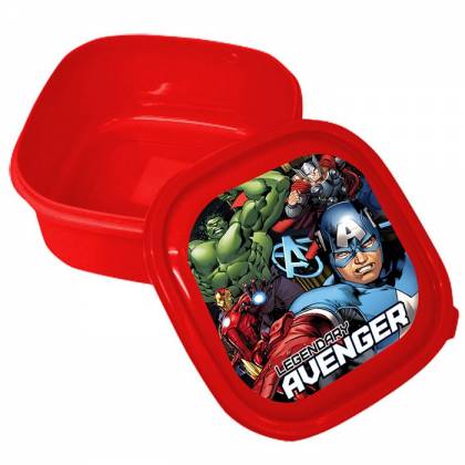 ΔΟΧΕΙΟ ΦΑΓΗΤΟΥ ΠΛΑΣΤΙΚΟ AVENGERS 13,5χ12,5χ6cm  600ml  στην Κατηγορία Σχολικό Γεύμα 