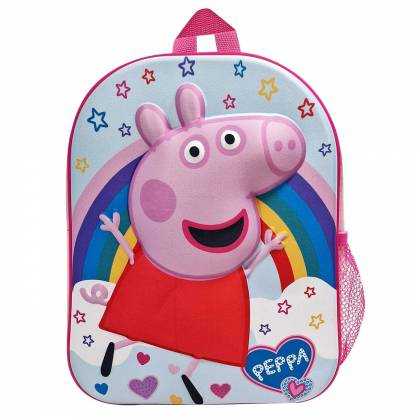 Τσάντα Πλάτης Νηπίου Peppa pig 3d 31x26x10cm