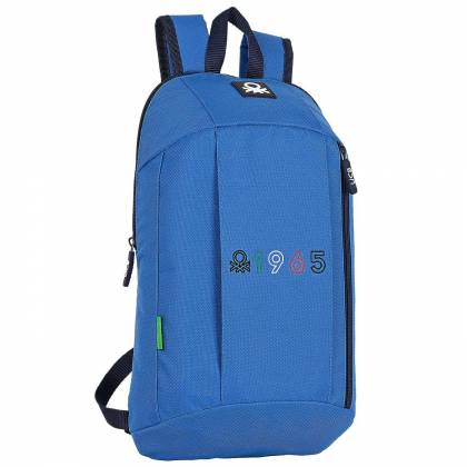 ΤΣΑΝΤΑ ΠΛΑΤΗΣ ΑΝΑΤΟΜΙΚΗ BENETTON CLASSIC BLUE 39x22x10cm  στην Κατηγορία Εφηβικές - Ενηλίκων 