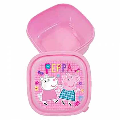 ΔΟΧΕΙΟ ΓΙΑ ΤΟΣΤ ΠΛΑΣΤΙΚΟ PEPPA PIG 13,5x13,5x6cm  στην Κατηγορία Σχολικό Γεύμα 