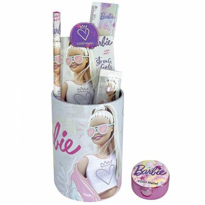 ΣΕΤ 5 ΤΕΜ  ΜΟΛΥΒΟΘΗΚΗ BARBIE 21x7cm  στην Κατηγορία Σχολικά Σετάκια 