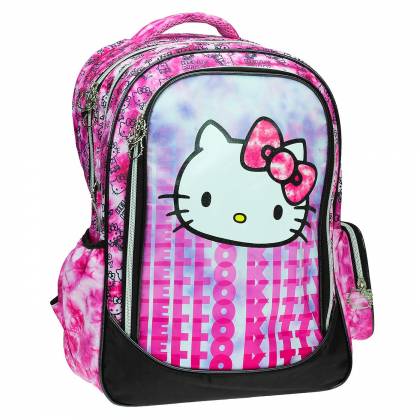 Τσάντα Δημοτικού Hello Kitty tie dye 46x35x20cm  στην Κατηγορία Νηπίου - Δημοτικού 