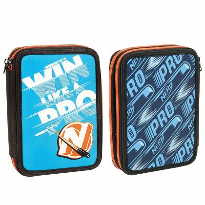 Κασετίνα Γεμάτη 2 Φερμουάρ Nerf win 18x15x4cm  στην Κατηγορία Γεμάτες 