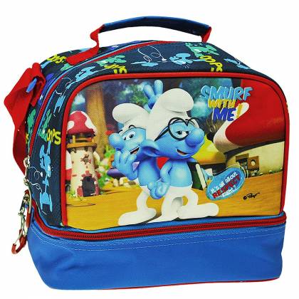 ΤΣΑΝΤΑΚΙ ΦΑΓΗΤΟΥ ΙΣΟΘΕΡΜΙΚΟ SMURFS 21x20x15cm  στην Κατηγορία Σχολικό Γεύμα 