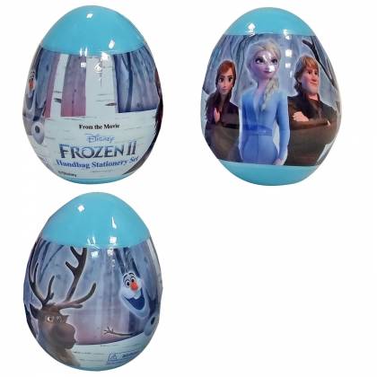 ΑΥΓΟ FROZEN ΓΕΜΑΤΟ ΜΕ ΔΩΡΑΚΙΑ ΧΡΩΜΑΤΙΣΜΟΥ 22x15cm  στην Κατηγορία Μικροπαιχνιδάκια - Τυχερές Σακούλες 