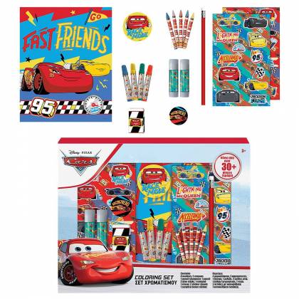 ΣΧΟΛΙΚΟ ΣΕΤ ΧΡΩΜΑΤΙΣΜΟΥ 30ΤΕΜ CARS 37x29cm  στην Κατηγορία Σχολικά Σετάκια 