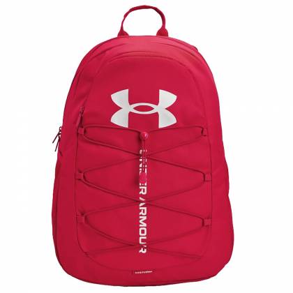 ΣΑΚΙΔΙΟ ΠΛΑΤΗΣ UNDER ARMOUR ΚΟΚΚΙΝΟ ΜΕ ΛΟΥΡΑΚΙΑ ΜΠΡΟΣΤΑ 47x32x13cm  στην Κατηγορία Εφηβικές - Ενηλίκων 