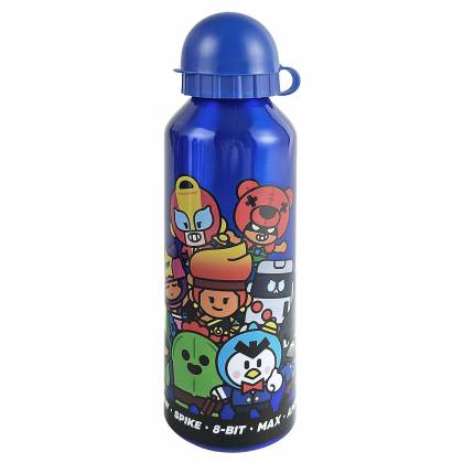 ΠΑΓΟΥΡΙ ΜΕΤΑΛΛΙΚΟ BRAWL STARS 21x6,5cm 500ml  στην Κατηγορία Σχολικό Γεύμα 