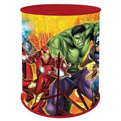 ΚΟΥΜΠΑΡΑΣ ΜΕΤΑΛΛΙΚΟΣ AVENGERS 12,5x11cm  στην Κατηγορία Κουμπαράδες 