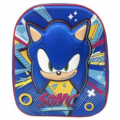 Τσάντα Πλάτης Νηπίου Sonic 3d 31cm  στην Κατηγορία Νηπίου - Δημοτικού 