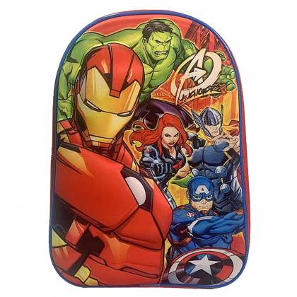 ΤΣΑΝΤΑ ΠΛΑΤΗΣ ΝΗΠΙΟΥ AVENGERS 3D 31cm  στην Κατηγορία Νηπίου - Δημοτικού 