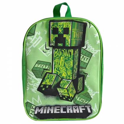 ΤΣΑΝΤΑ ΠΛΑΤΗΣ ΝΗΠΙΟΥ MINECRAFT 28cm  στην Κατηγορία Νηπίου - Δημοτικού 