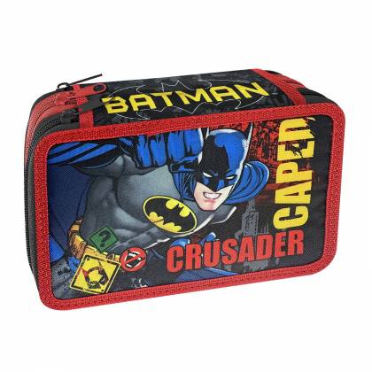 Κασετίνα Γεμάτη Τριπλή Batman 19,5x12,5x7cm  στην Κατηγορία Γεμάτες 