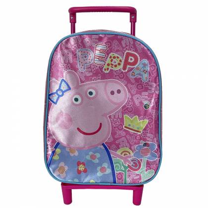 ΤΣΑΝΤΑ ΤΡΟΛΕΥ ΝΗΠΙΟΥ PEPPA PIG 28cm  στην Κατηγορία Νηπίου - Δημοτικού 