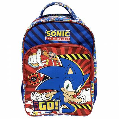 Τσάντα Πλάτης Δημοτικού Sonic 45cm  στην Κατηγορία Νηπίου - Δημοτικού 