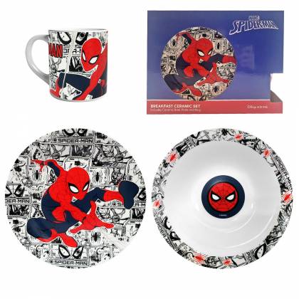 ΣΕΤ ΦΑΓΗΤΟΥ ΚΕΡΑΜΙΚΟ SPIDERMAN (ΚΟΥΠΑ, ΜΠΩΛ, ΠΙΑΤΟ)   στην Κατηγορία Σχολικό Γεύμα 