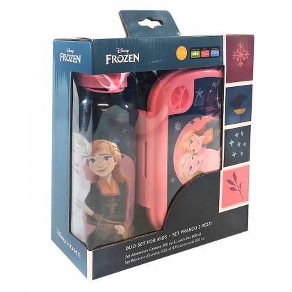 Σετ 2 τεμ Frozen Φαγητοδοχείο 800ml & Παγούρι Αλουμινίου 500ml Φαγητοδοχείο 800ml, Παγούρι Αλουμινίου 500ml  στην Κατηγορία Σχολικό Γεύμα 