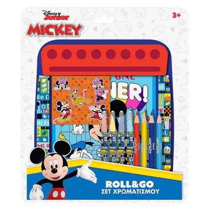 Σετ Χρωματισμού Roll & go Mickey-Minnie 24.5x21cm  στην Κατηγορία Σετ Ζωγραφικής 