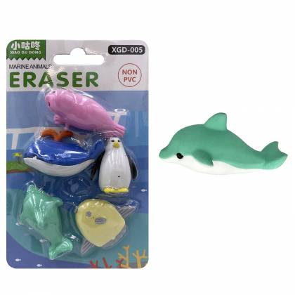 Γόμες 3d Θαλάσσια Ζωάκια 5τεμ ~4,5cm  στην Κατηγορία Γόμες 
