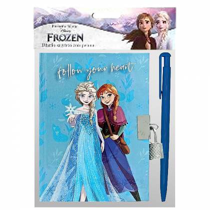 Diary με Λουκέτο & Στυλό Frozen 18x12cm  στην Κατηγορία Τετράδια Κλασικά 