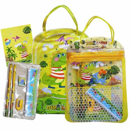 Σχολικό σετ=6τεμ σε Τσαντάκι Dinosaurs 33x23cm  στην Κατηγορία Σχολικά Σετάκια 