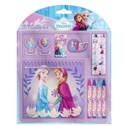 Σετ Χρωματισμού Frozen 12τεμ 17,5x18,5x2cm  στην Κατηγορία Σχολικά Σετάκια 