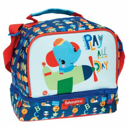 Ισοθερμικό Τσαντάκι Φαγητού Fisher Price Airplane 20x21x15cm  στην Κατηγορία Σχολικό Γεύμα 