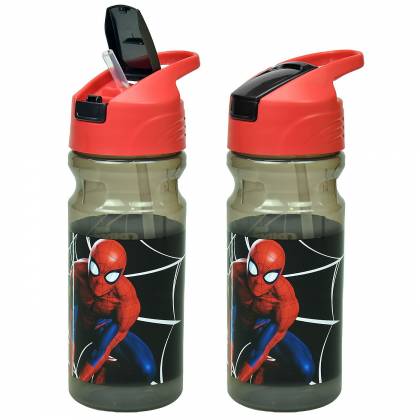 Παγούρι Πλαστικό ps 550ml Spiderman Black City 21x7cm 550ml  στην Κατηγορία Σχολικό Γεύμα 