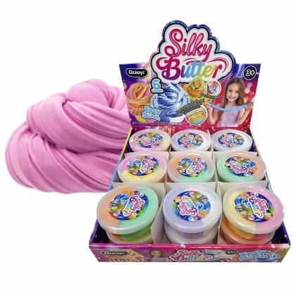 Χλαπάτσα Silky Butter σε Βάζο 9x4cm 54g net  στην Κατηγορία Πλαστελίνες - Πηλοί - Ζυμαράκια 