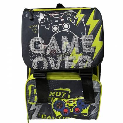 Σακίδιο Δημοτικού Game Over 40x28x14cm  στην Κατηγορία Νηπίου - Δημοτικού 