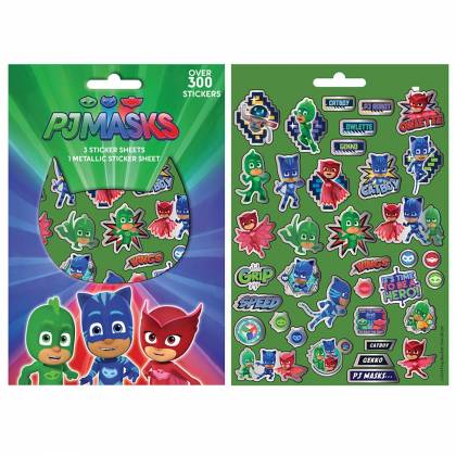 ΜΠΛΟΚ ΜΕ 300 ΑΥΤΟΚΟΛΛΗΤΑ PJ MASKS 21,5x14,5cm  στην Κατηγορία Στίκερ - Άλμπουμ 