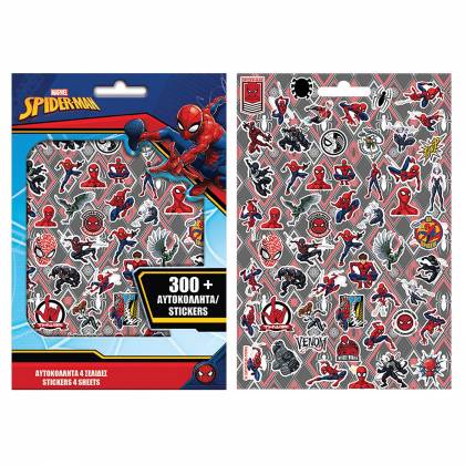 Μπλοκ με 300 Αυτοκόλλητα Spiderman 21,5x14,5cm  στην Κατηγορία Στίκερ - Άλμπουμ 