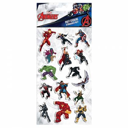 ΑΥΤΟΚΟΛΛΗΤΑ PUFFY AVENGERS 22x10cm  στην Κατηγορία Στίκερ - Άλμπουμ 