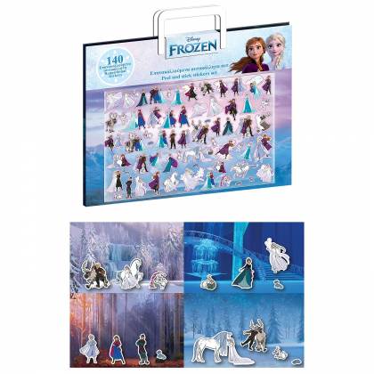 Αυτοκόλλητα Επανακολλούμενα σετ 140 τεμ Frozen 2 24x25cm  στην Κατηγορία Στίκερ - Άλμπουμ 
