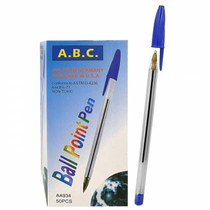 Στυλό Κλασσικό Διάφανο Ballpoint Μπλε 1mm   στην Κατηγορία Στυλό 